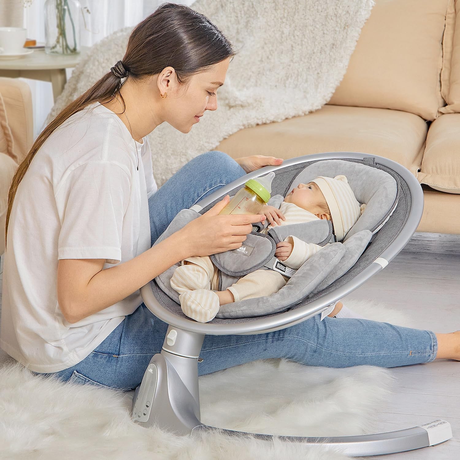 Leagan Electric Bebelusi KidProtect Baby Bliss Leagan Electric Bebelusi KidProtect Baby Bliss
